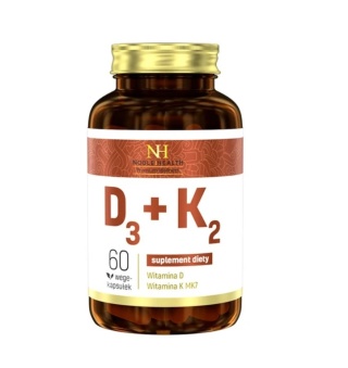 Noble Health D3 + K2 60 kapsułek