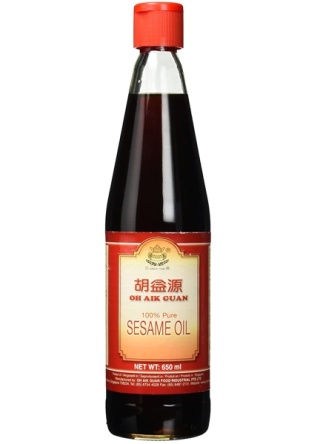 Oh Aik Guan Olej sezamowy butelka 650 ml
