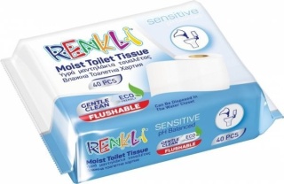 Renkly Mokry papier toaletowy 40 sztuk