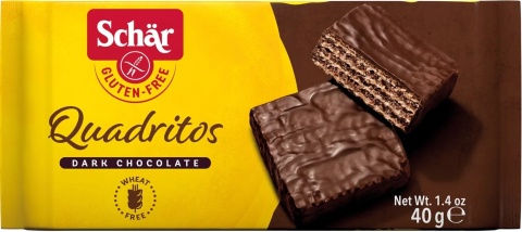 Schar Wafle czekoladowe Quadritos 2x20 g 40 g