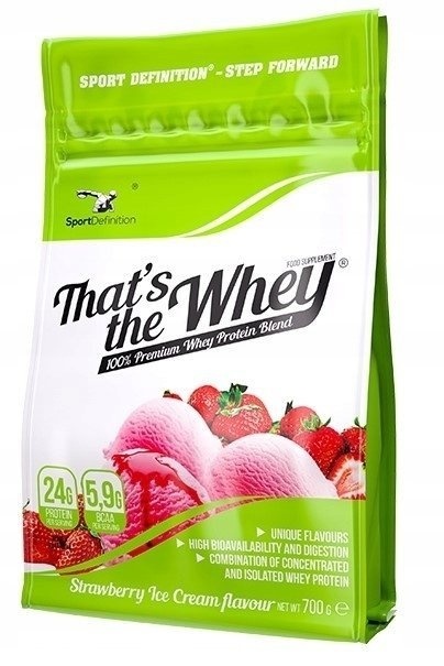 Sport Definition That's The Whey 700g o smaku truskawkowym Sport Definition That's The Whey 700g o smaku truskawkowym