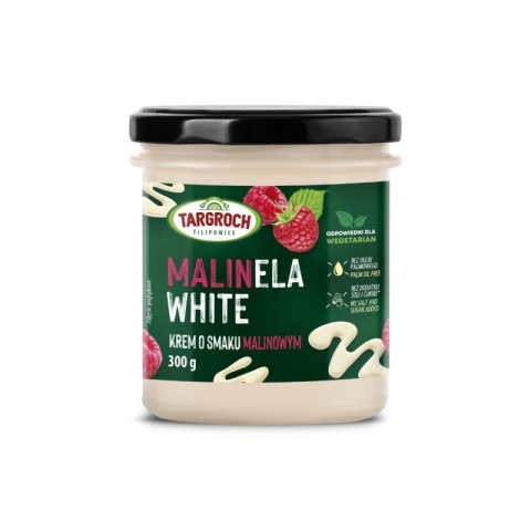 Targroch Krem MALINELA WHITE o smaku malinowym 300g Targroch Krem MALINELA WHITE o smaku malinowym 300g