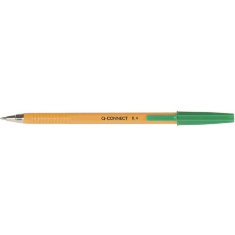 Długopisy Q-Connect 0.4mm zielone (20) Q-CONNECT