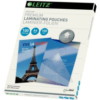 FOLIA LAMINACYJNA LEITZ A4/100µm BŁYSK (100) Leitz