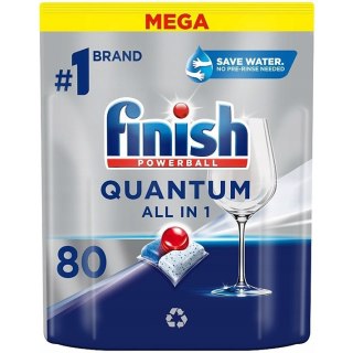 Kapsułki do zmywarki Finish Quantum All-in-1 (80) FINISH