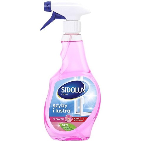 Płyn do szyb Sidolux 500ml Flower SIDOLUX Płyn do szyb Sidolux 500ml Flower SIDOLUX