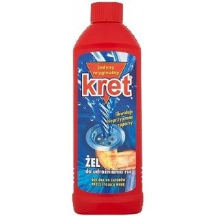 Środek do rur Kret 500ml żel KRET