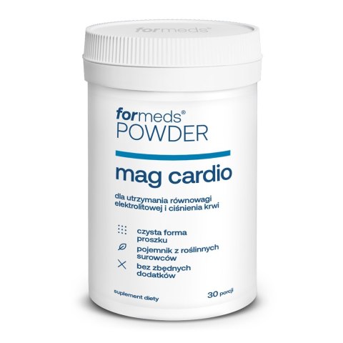 ForMeds Powder MAG CARDIO (magnez, potas, B6) 30 porcji