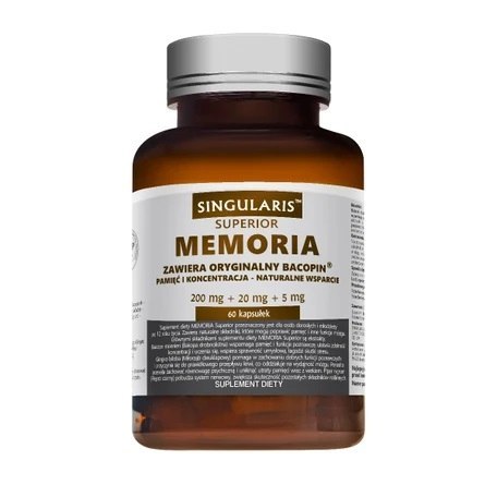 Singularis Memoria - pamięć i koncentracja 60 kapsułek Singularis Memoria - pamięć i koncentracja 60 kapsułek