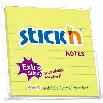 KARTECZKI STICK'N 101*101mm ŻÓŁTE (90) STICK'N KARTECZKI STICK'N 101*101mm ŻÓŁTE (90) STICK'N