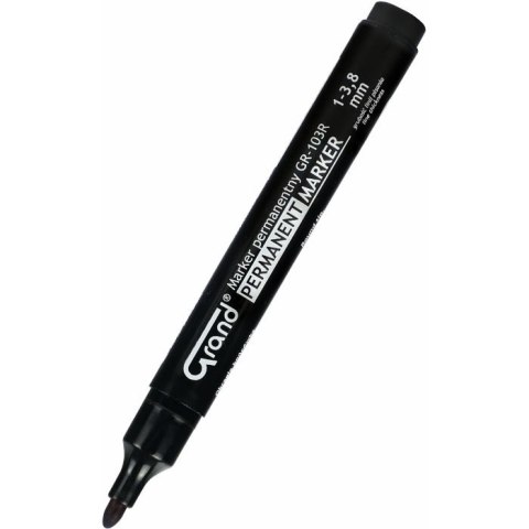 MARKER PERMANENTNY GRAND GR-103R CZARNY Grand MARKER PERMANENTNY GRAND GR-103R CZARNY Grand