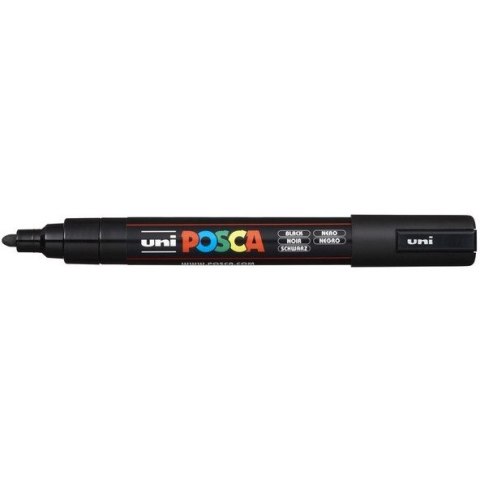 MARKER Z FARBĄ PLAKATOWĄ UNI PC-5M POSCA CZARNY Uni MARKER Z FARBĄ PLAKATOWĄ UNI PC-5M POSCA CZARNY Uni