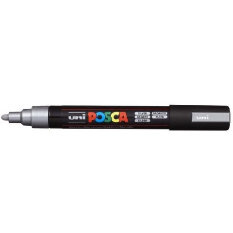 MARKER Z FARBĄ PLAKATOWĄ UNI PC-5M POSCA SREBRNY Uni