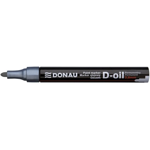Marker olejowy Donau D-Oil 2.8mm srebrny Donau Marker olejowy Donau D-Oil 2.8mm srebrny Donau