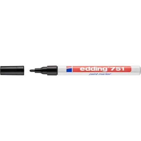 Marker olejowy Edding 751 czarny Edding Marker olejowy Edding 751 czarny Edding