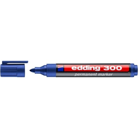 Marker permanentny Edding 300 niebieski Edding Marker permanentny Edding 300 niebieski Edding