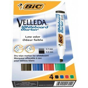 Markery do tablic BiC Velleda 1751 4 kolory Bic