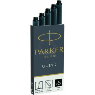NABOJE ATRAMENTOWE PARKER QUINK CZARNE (5) Parker