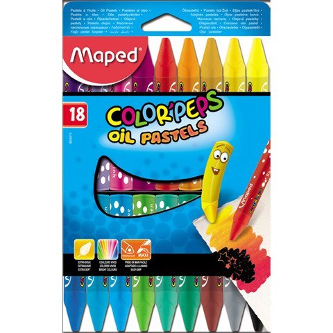 PASTELE OLEJNE MAPED 18 KOLORÓW Maped PASTELE OLEJNE MAPED 18 KOLORÓW Maped