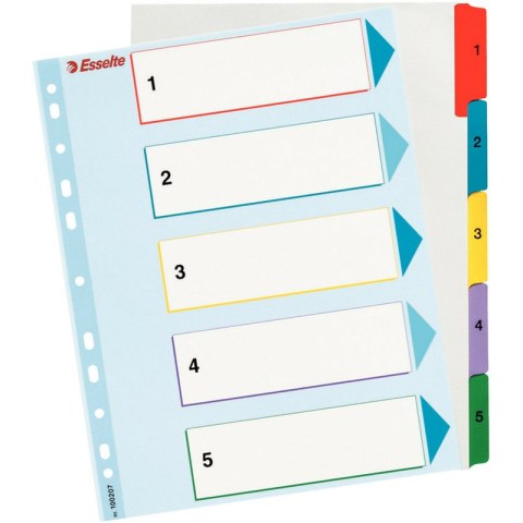 PRZEKŁADKI MYLAR ESSELTE A4 1-5 Esselte PRZEKŁADKI MYLAR ESSELTE A4 1-5 Esselte