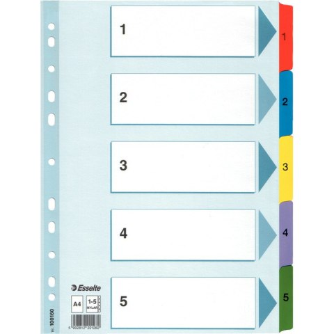 PRZEKŁADKI MYLAR ESSELTE A4 1-5 Esselte PRZEKŁADKI MYLAR ESSELTE A4 1-5 Esselte