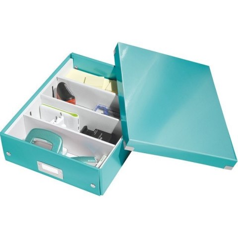 PUDŁO LEITZ CLICK&STORE 280*100*370mm TURKUSOWE Leitz PUDŁO LEITZ CLICK&STORE 280*100*370mm TURKUSOWE Leitz