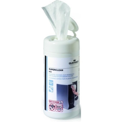 ŚCIERECZKI DO PLASTIKU DURABLE SUPERCLEAN (100) Durable ŚCIERECZKI DO PLASTIKU DURABLE SUPERCLEAN (100) Durable