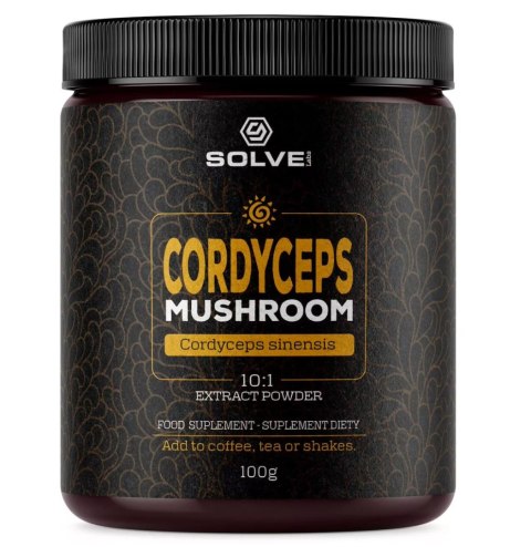SolveLabs Cordyceps (Cordyceps Sinensis) 10:1 100 g