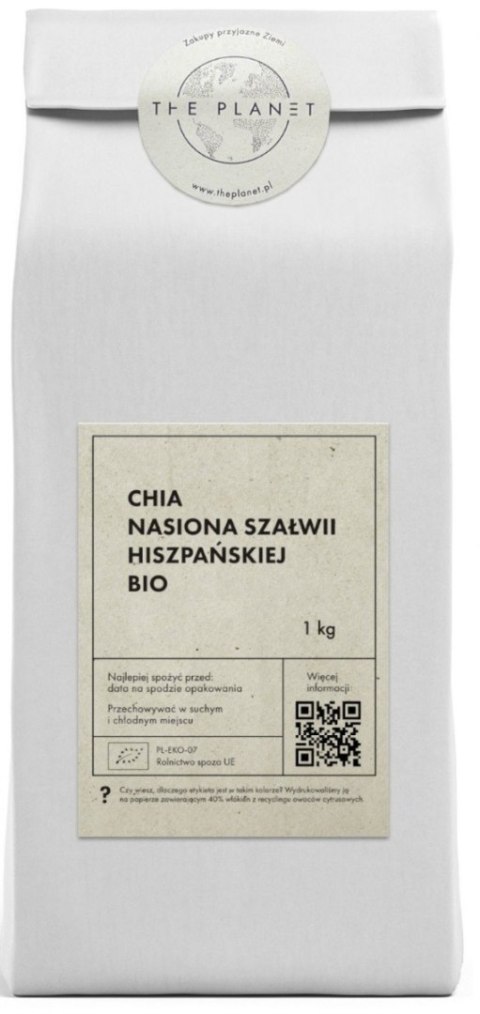 Bio Planet Chia Nasiona Szałwii Hiszpańskiej BIO 1 kg
