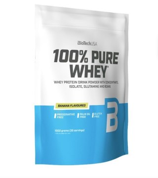 BioTech USA 100% Pure Whey 1000g o smaku bananowym