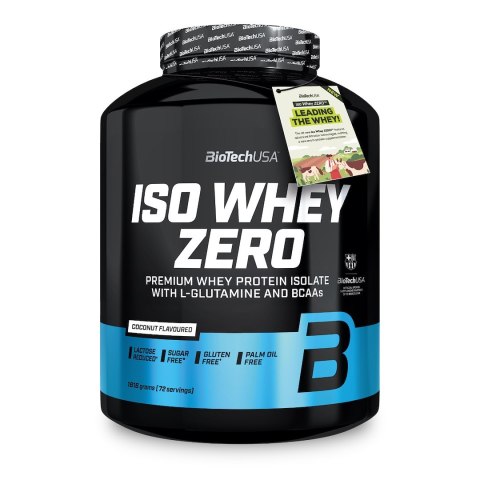 BioTech USA Iso Whey 1816g lactose reduced o smaku kokosowym