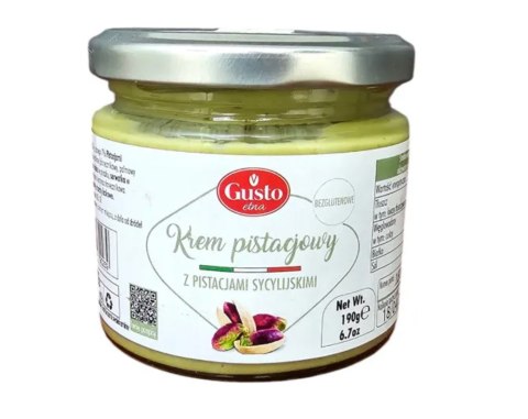 Gusto Etna Krem pistacjowy sycylijski 35% 190 g