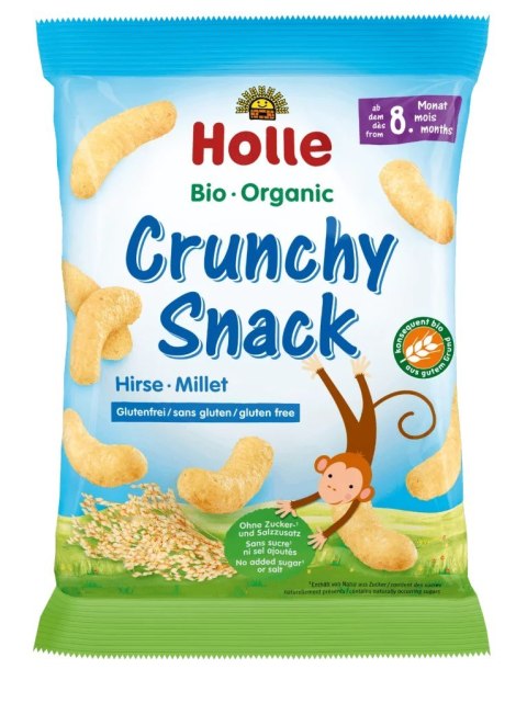 Holle Chrupki Jaglane Bez Dodatku Cukrów Bezglutenowe Od 8 Msc BIO 25 g