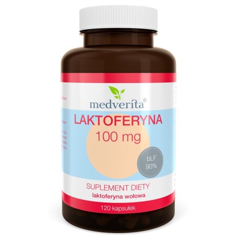 Medverita Laktoferyna 100 mg 120 kapsułek