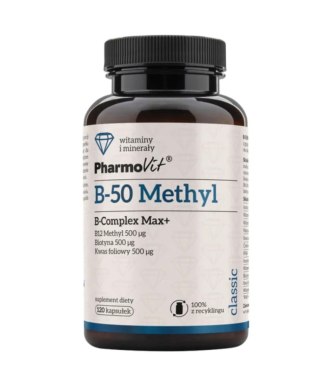 Pharmovit B-50 Methyl B-Complex 120 kapsułek