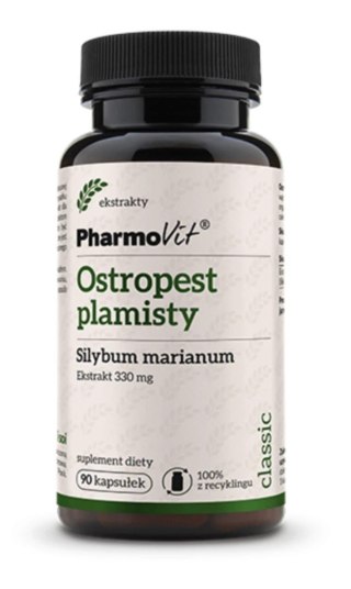 Pharmovit Ostropest plamisty 330 mg 90 kapsułek