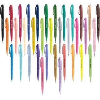 Pisak pędzelkowy Pentel Brush Sign Pen SES15C blad Pentel