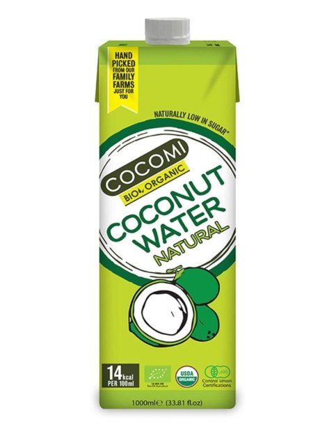 Cocomi Woda Kokosowa Naturalna BIO 1 l