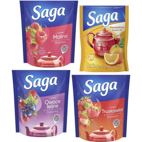 Herbata Saga truskawka (20) Saga