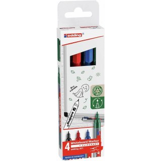Markery do tablic Edding e-361 4 kolory Edding