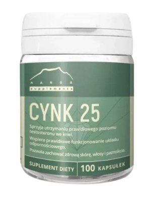Nanga Pikolinian cynku 125 mg 100 kapsułek