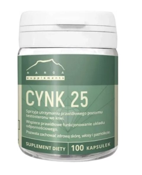 Nanga Pikolinian cynku 125 mg 100 kapsułek