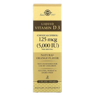 Solgar Witamina D3 w płynie 2500IU 59 ml