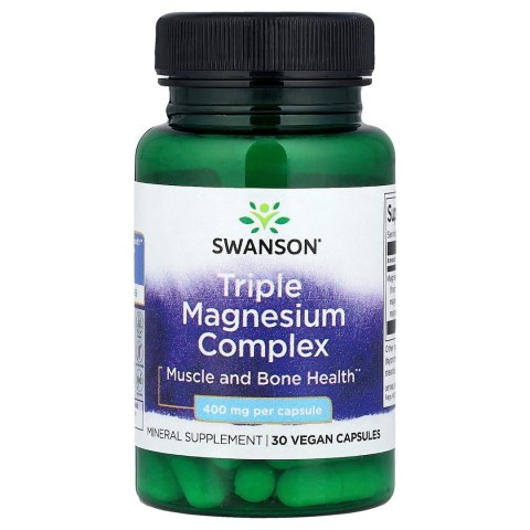 Swanson Triple Magnesium Complex 30 kapsułek