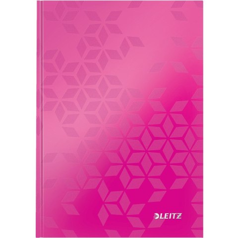 BRULION LEITZ WOW A5/80K KRATKA RÓŻOWY Leitz