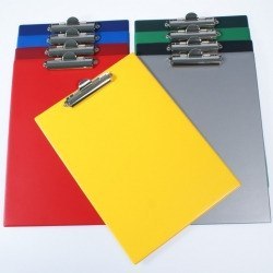 DESKA Z KLIPEM A4 BORDOWA Biurfol