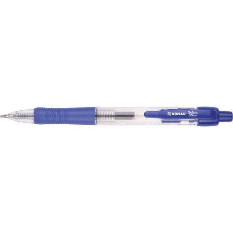 Długopis żelowy Donau Gelclick 0.5mm niebieski Donau