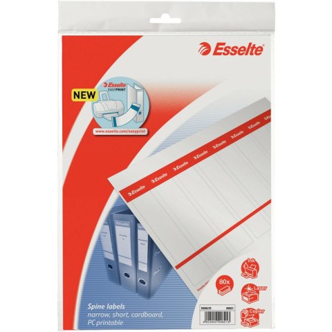 ETYKIETY NA SEGREGATOR ESSELTE 29x158mm WSUWANE Esselte
