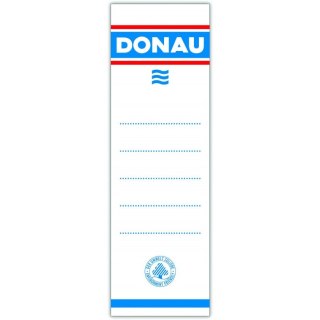 Etykiety na segregator Donau 48x153mm wsuwane (20) Donau