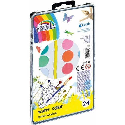 FARBY AKWARELOWE FIORELLO 2g*24 KOLORY FIORELLO